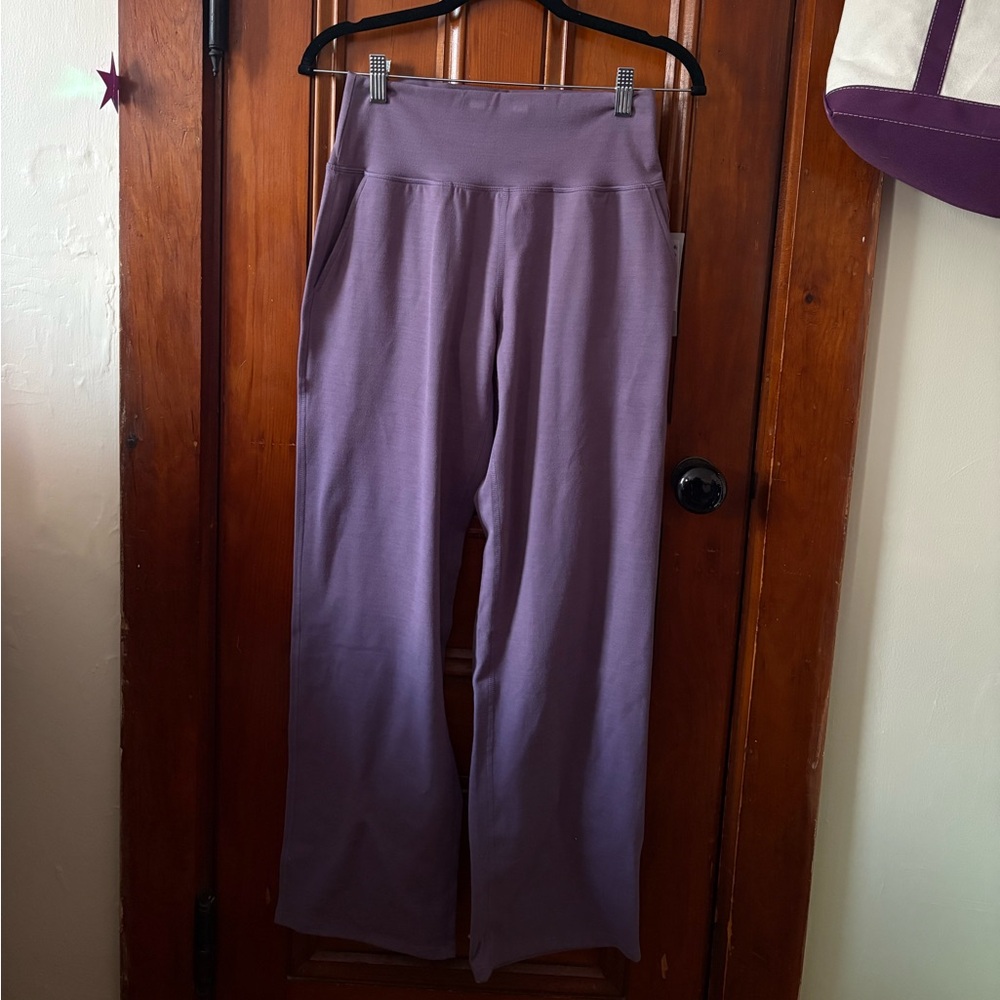 Zella Lavender Wide-Leg Lounge Pants